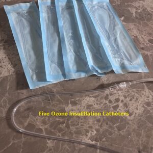 Ozone insufflation catheters